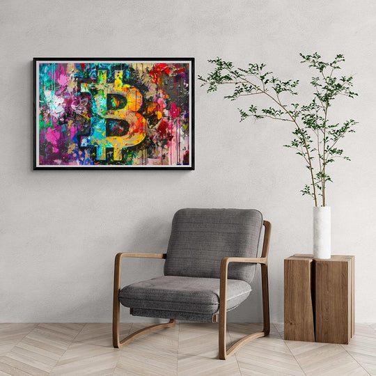 Bitcoin Watercolor