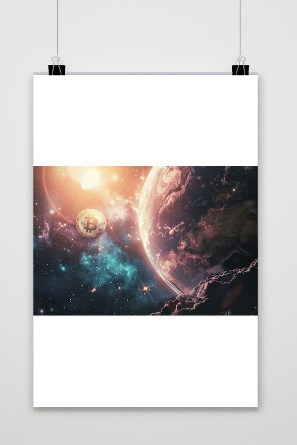Bitcoin Ruimte poster
