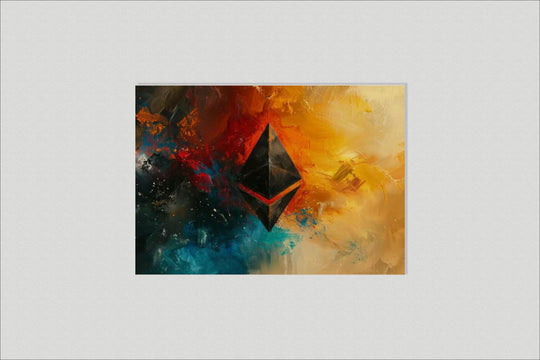 Ethereum Crypto Watercolor