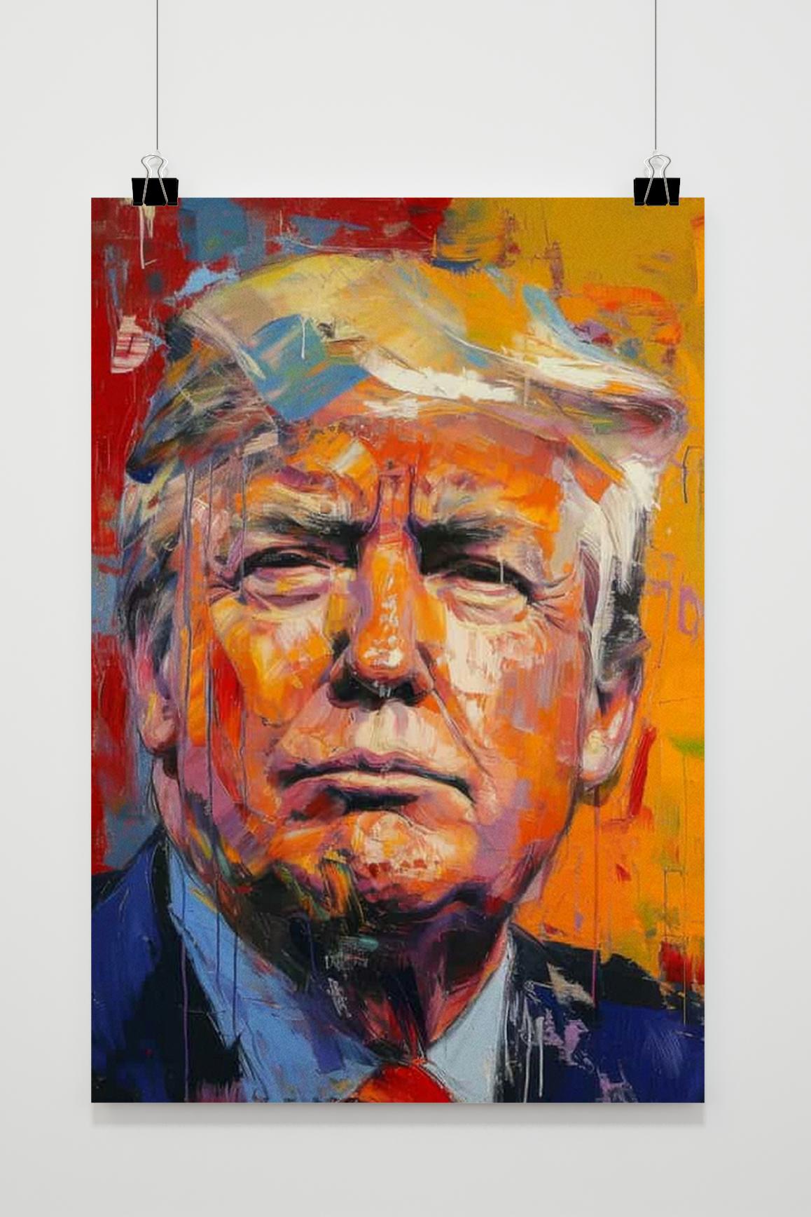 Affiche Donald Trump Aquarelle de 25 Artstreet
