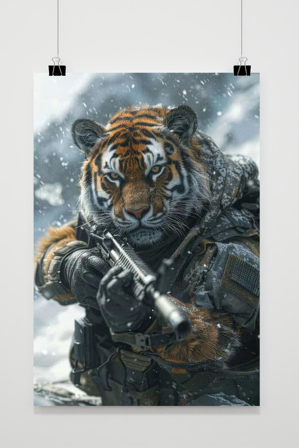 Tigersoldat Poster