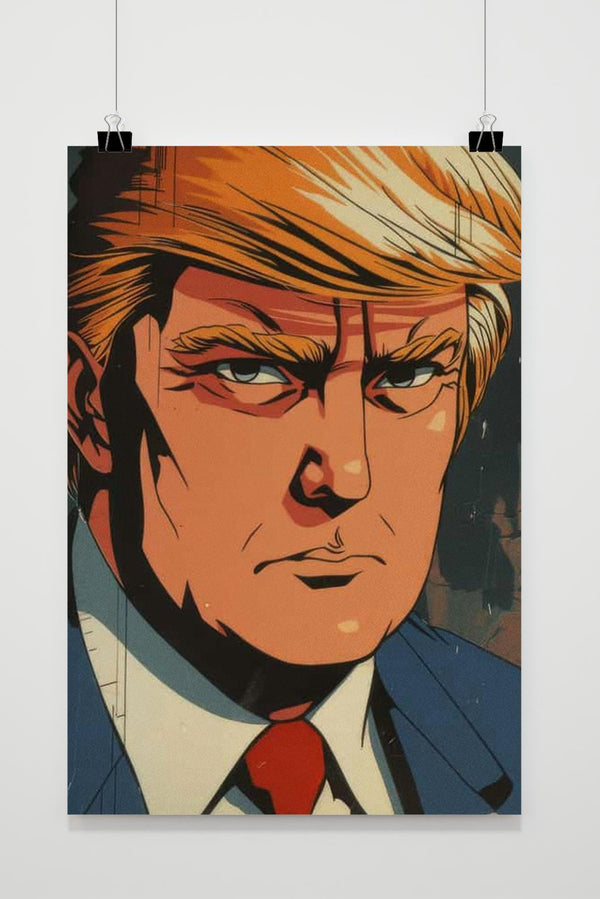 Donald Trump Cartoon poster