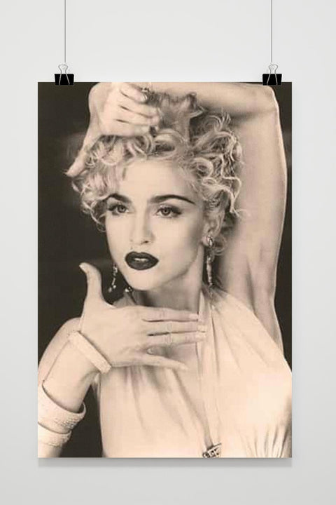 Madonna Zwart Wit poster