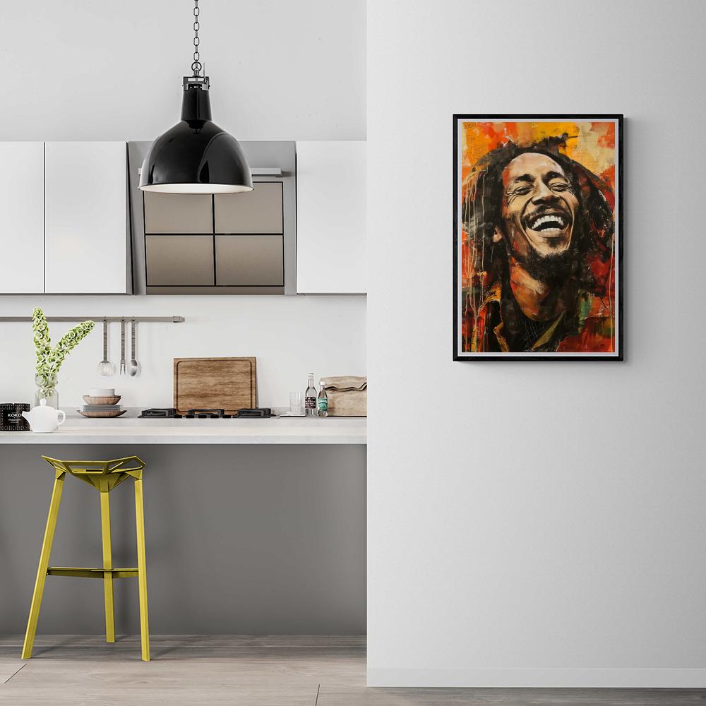 Bob Marley lacht