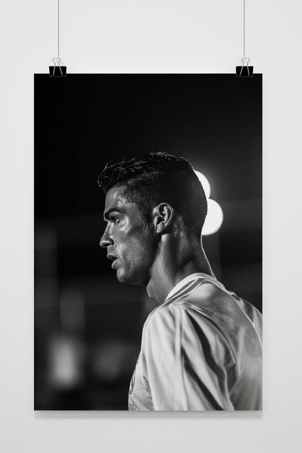 Póster Cristiano Ronaldo Negro