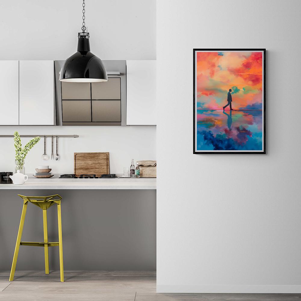 Man in Droom dans un intérieur