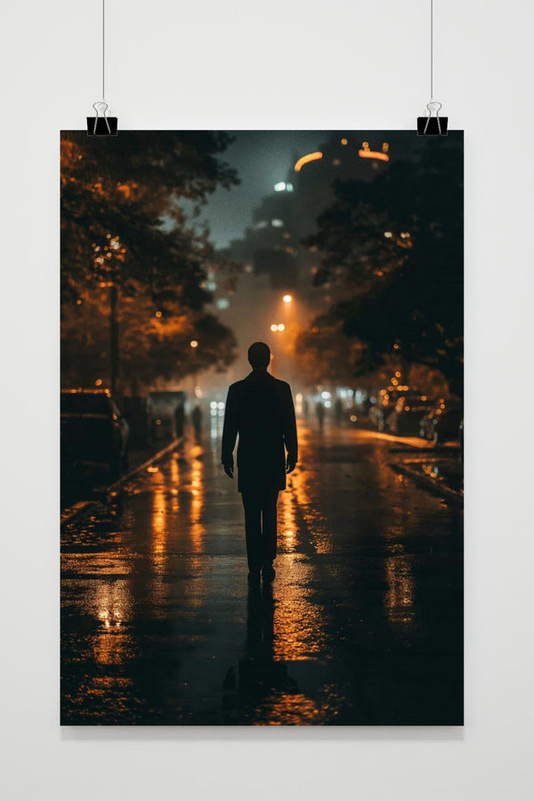Póster Hombre en la Ciudad