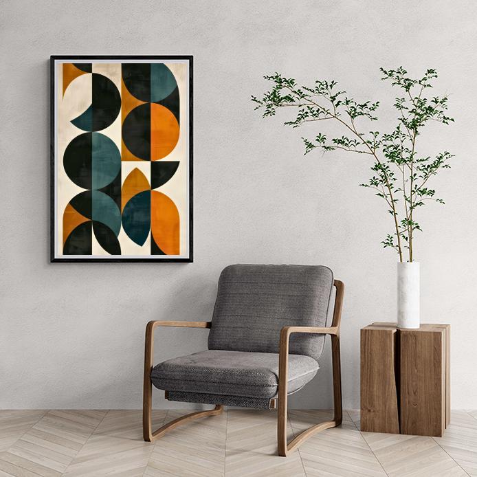 Círculos Abstractos en un interior