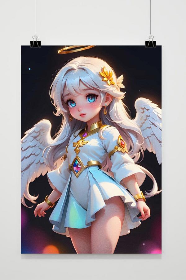 Fantasie Engel Meisje poster