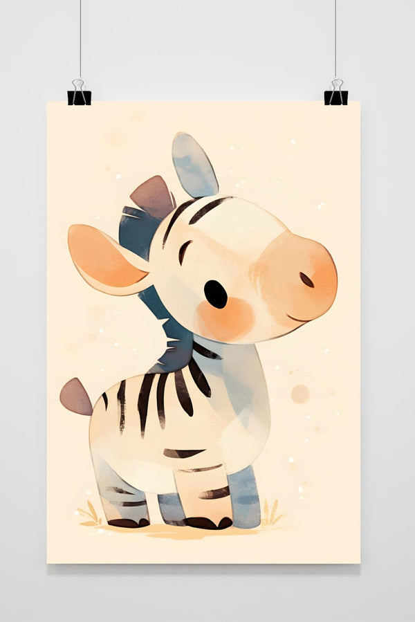 Baby Zebra poster