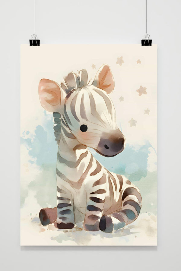 Cute Zebra poster