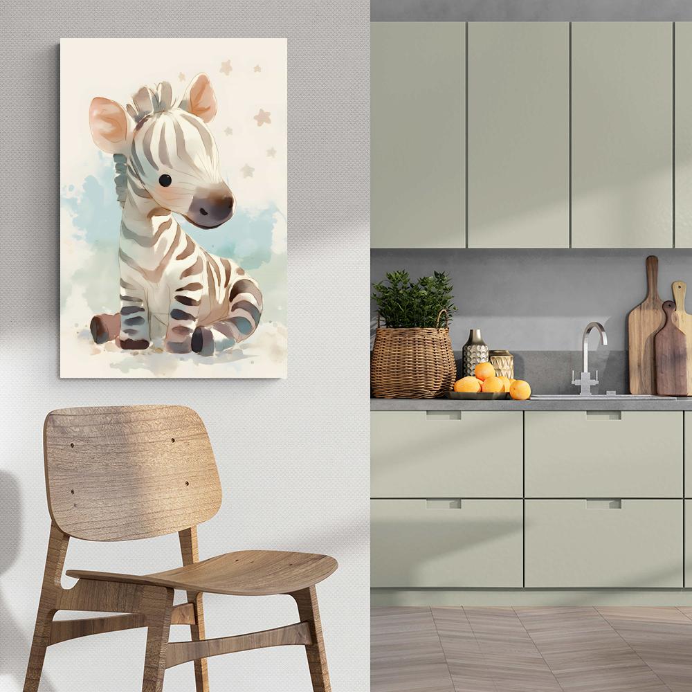 Mignon Zèbre dans un intérieur