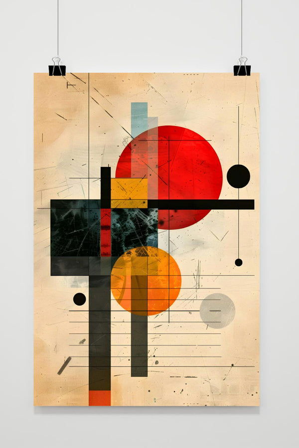 Póster Formas Abstractas