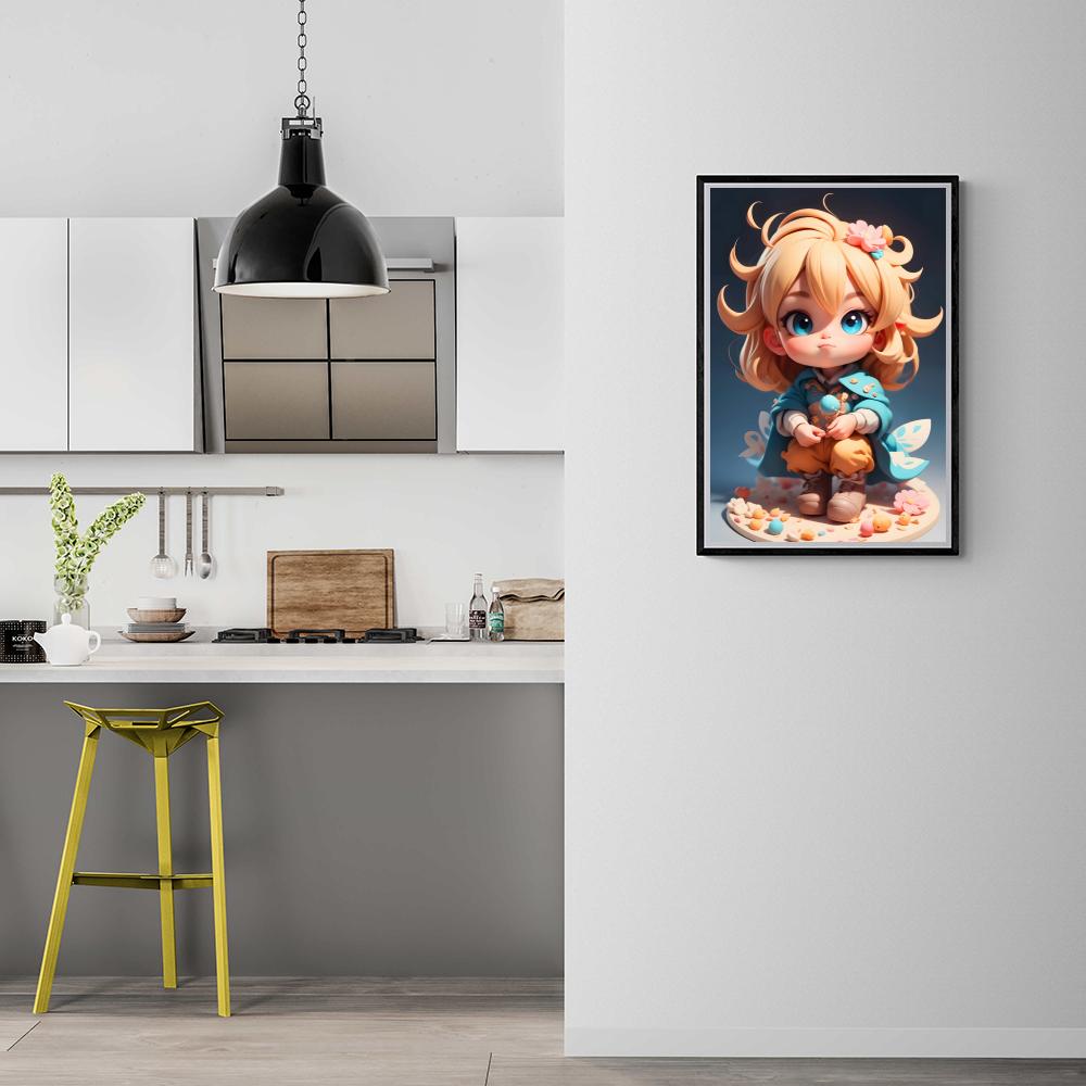Schattig Meisje dans un intérieur