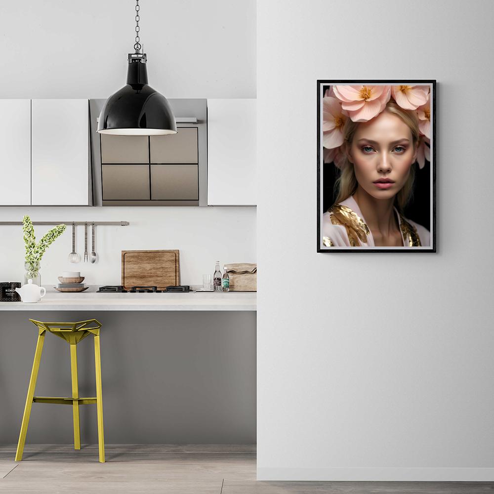 Bloemenportret dans un intérieur