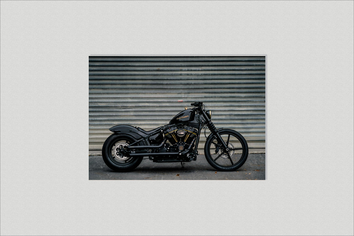 Harley Davidson Moto dans un intérieur
