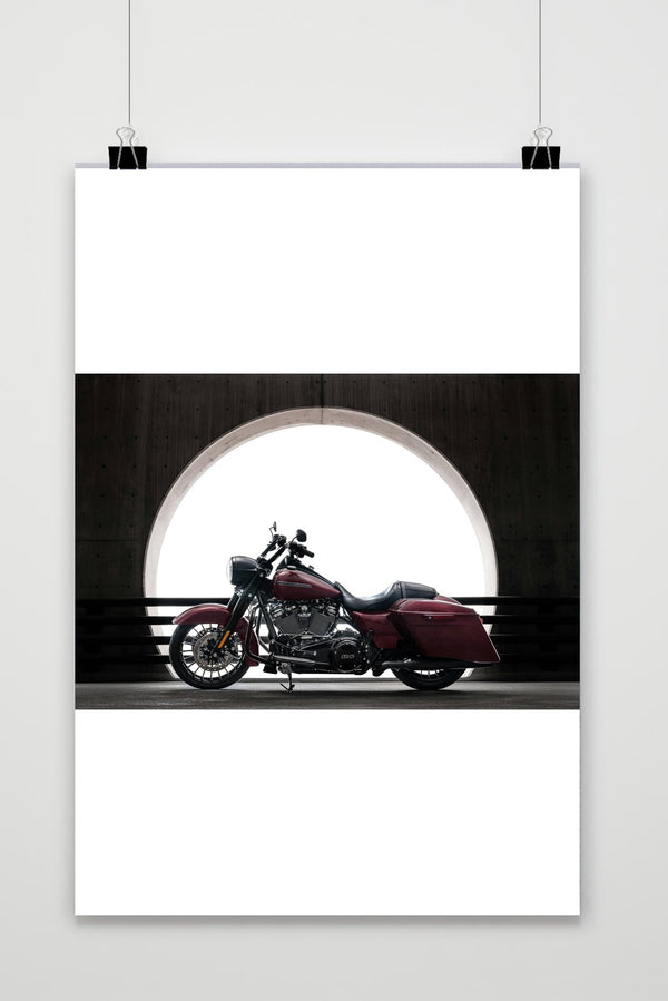 Harley Davidson Rot Poster
