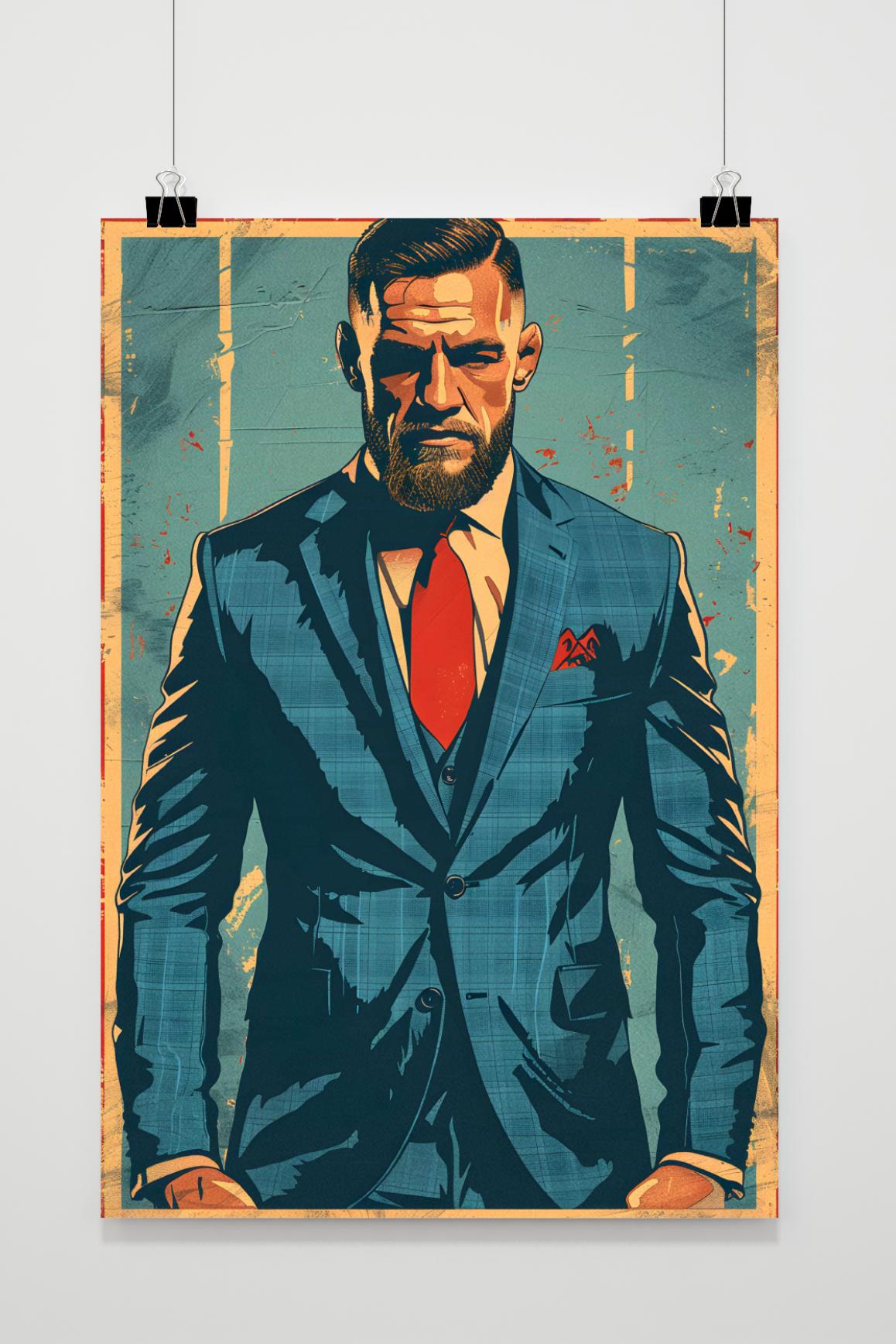 Póster Conor McGregor Traje de 25 Artstreet