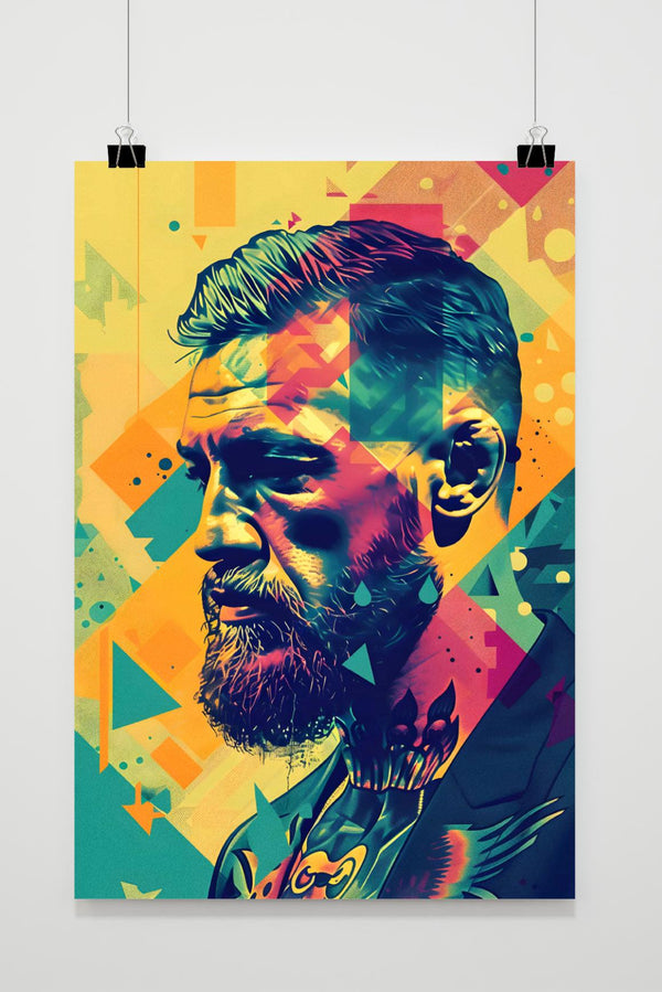 Póster Conor McGregor Colorido