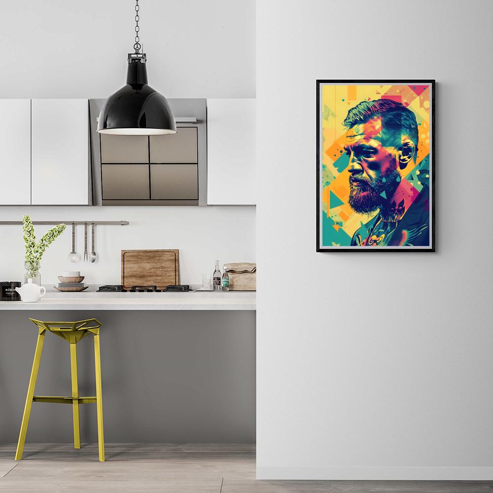 Conor McGregor Coloré dans un intérieur