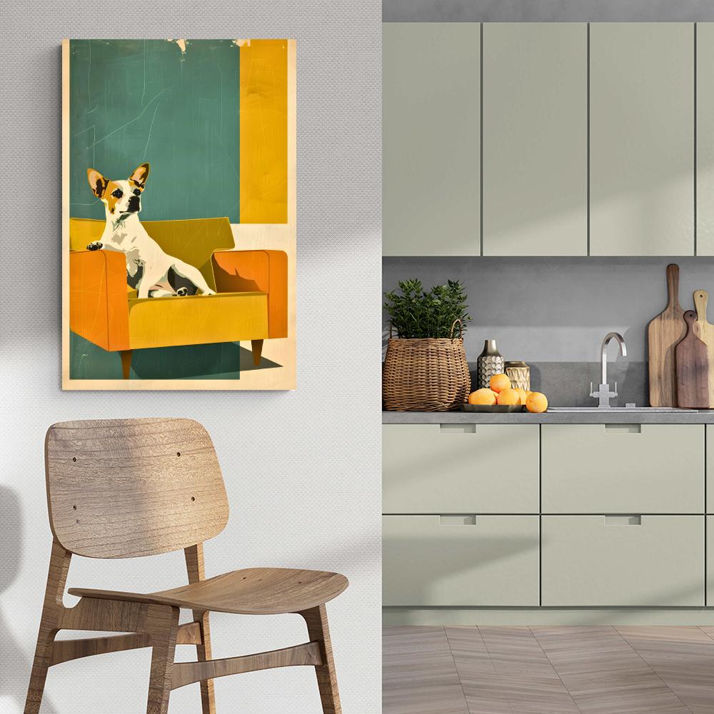 Hond Retro Kunst