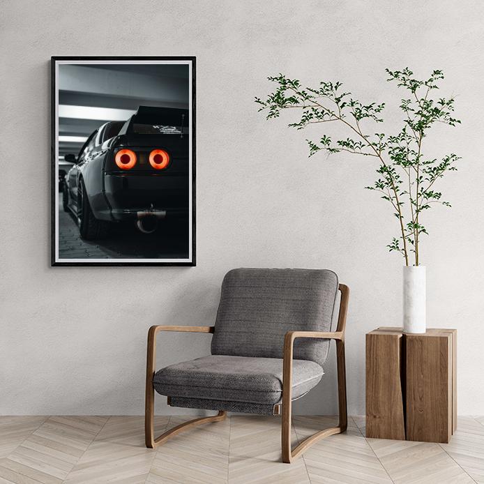 Nissan Zwart dans un intérieur