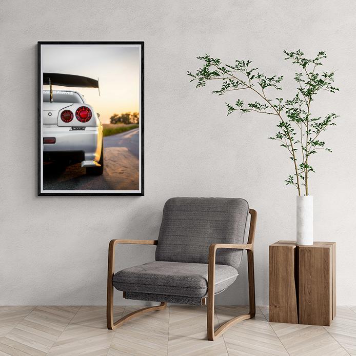Nissan Aragosta dans un intérieur