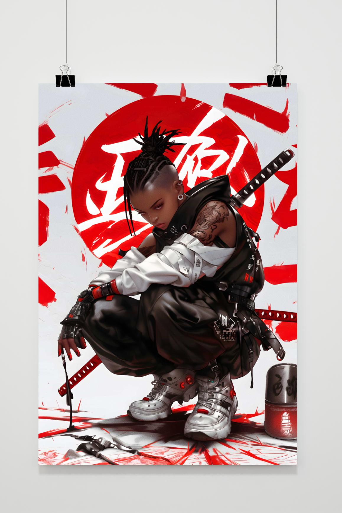 Póster Guerrero Oriental de 25 Artstreet