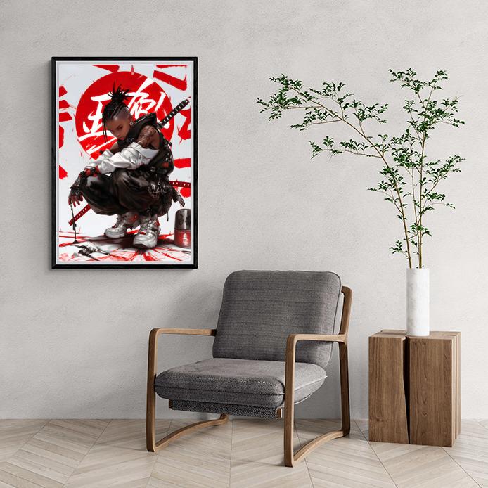Guerrero Oriental en un interior