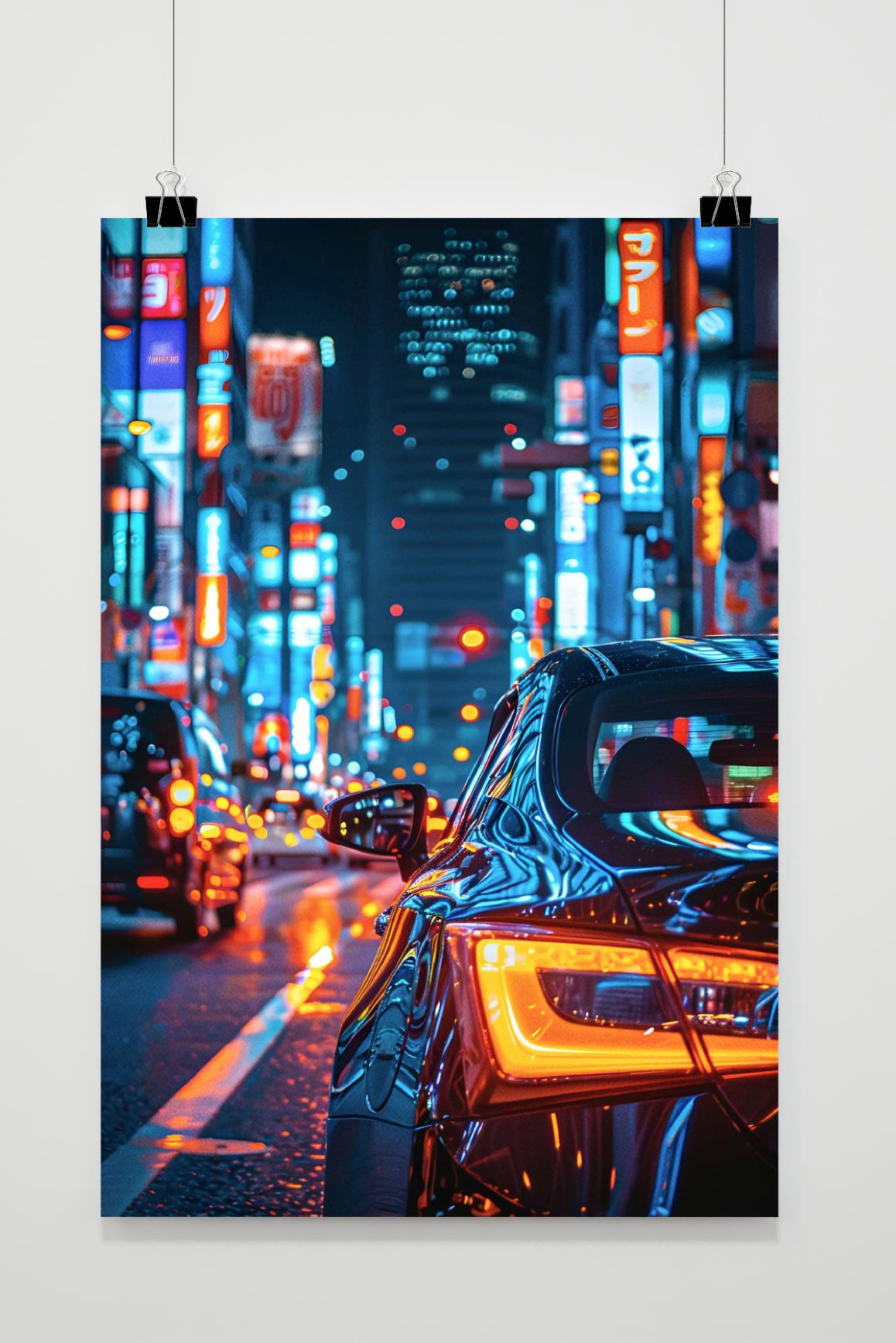 Póster Tokio Neón de 25 Artstreet