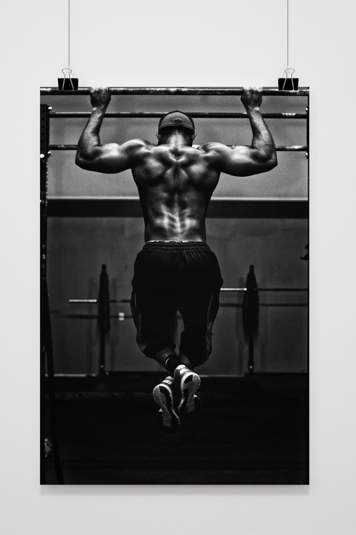 Affiche Gym Entraînement Noir et Blanc de 25 Artstreet