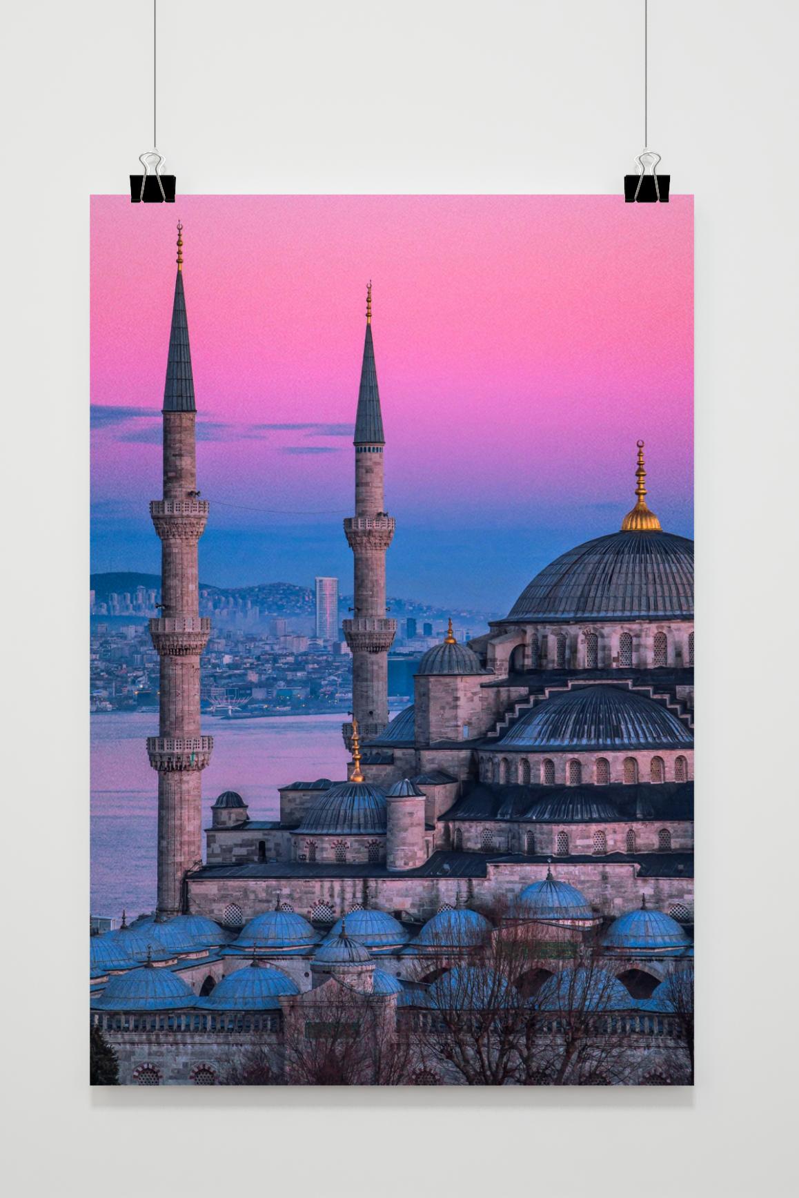 Affiche Mosquée de Turquie de 25 Artstreet