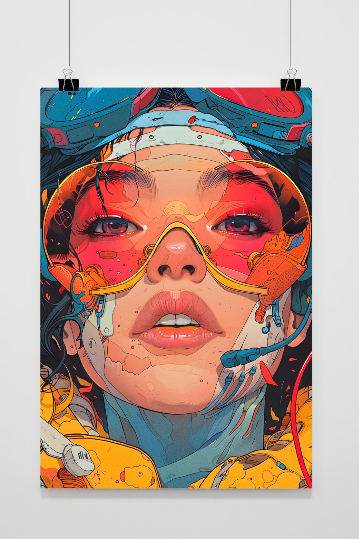 Affiche Skibril Anime de 25 Artstreet