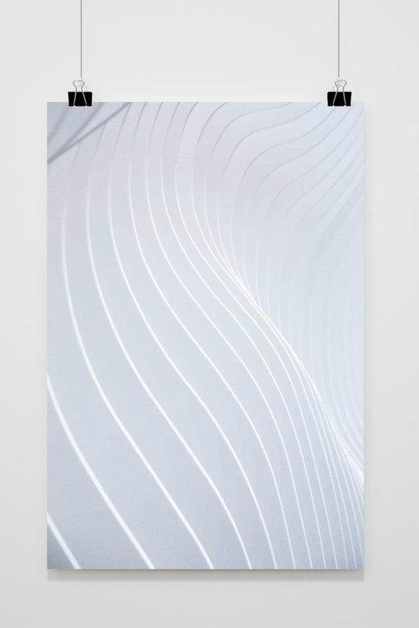 Weiße Linien Poster