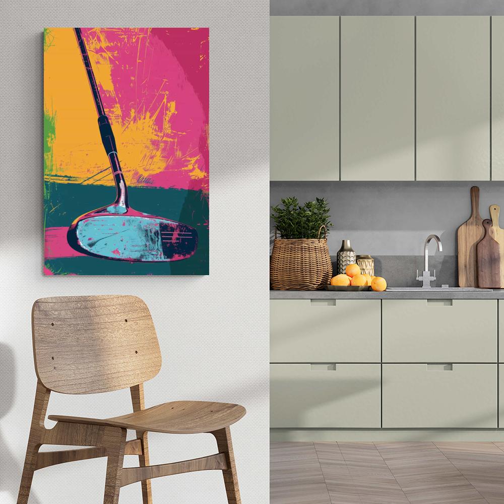 Club de Golf Coloré dans un intérieur
