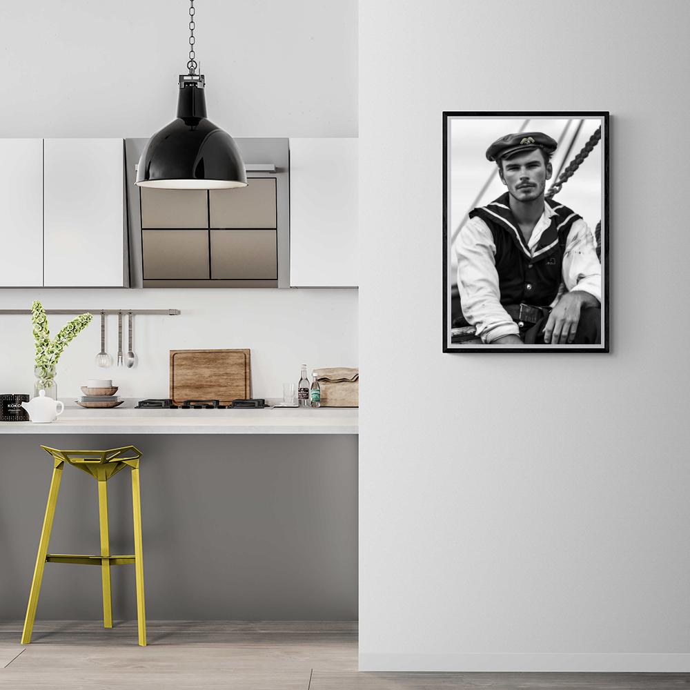 Matroos Zwart Wit dans un intérieur