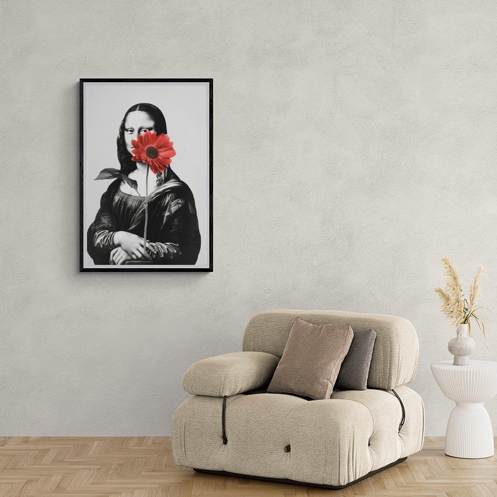 Mona Lisa Flor en un interior