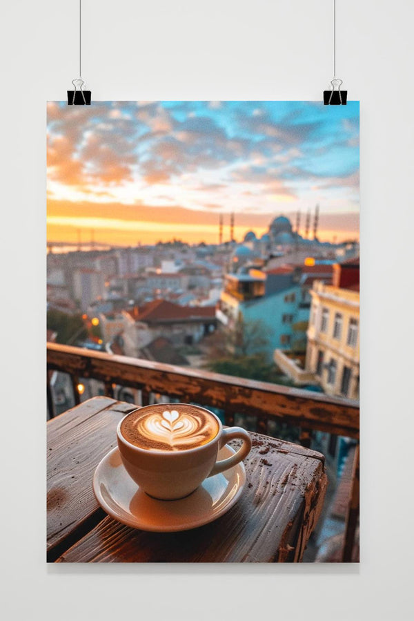 Coffee Cityscape poster
