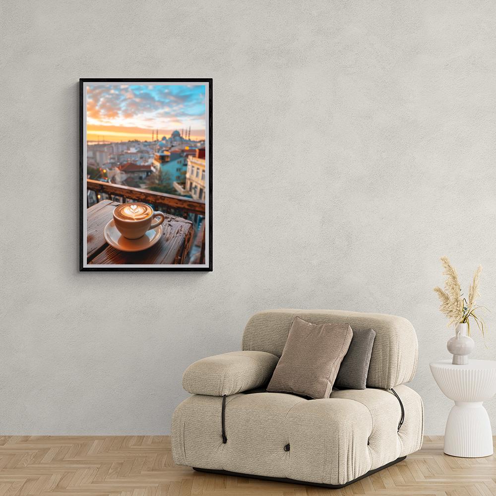 Paysage Urbain Café dans un intérieur