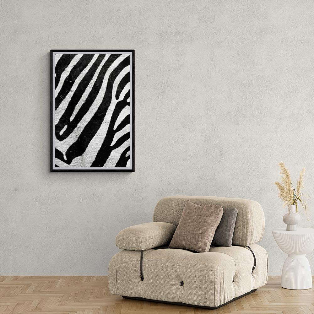 Rayures Noir et Blanc dans un intérieur