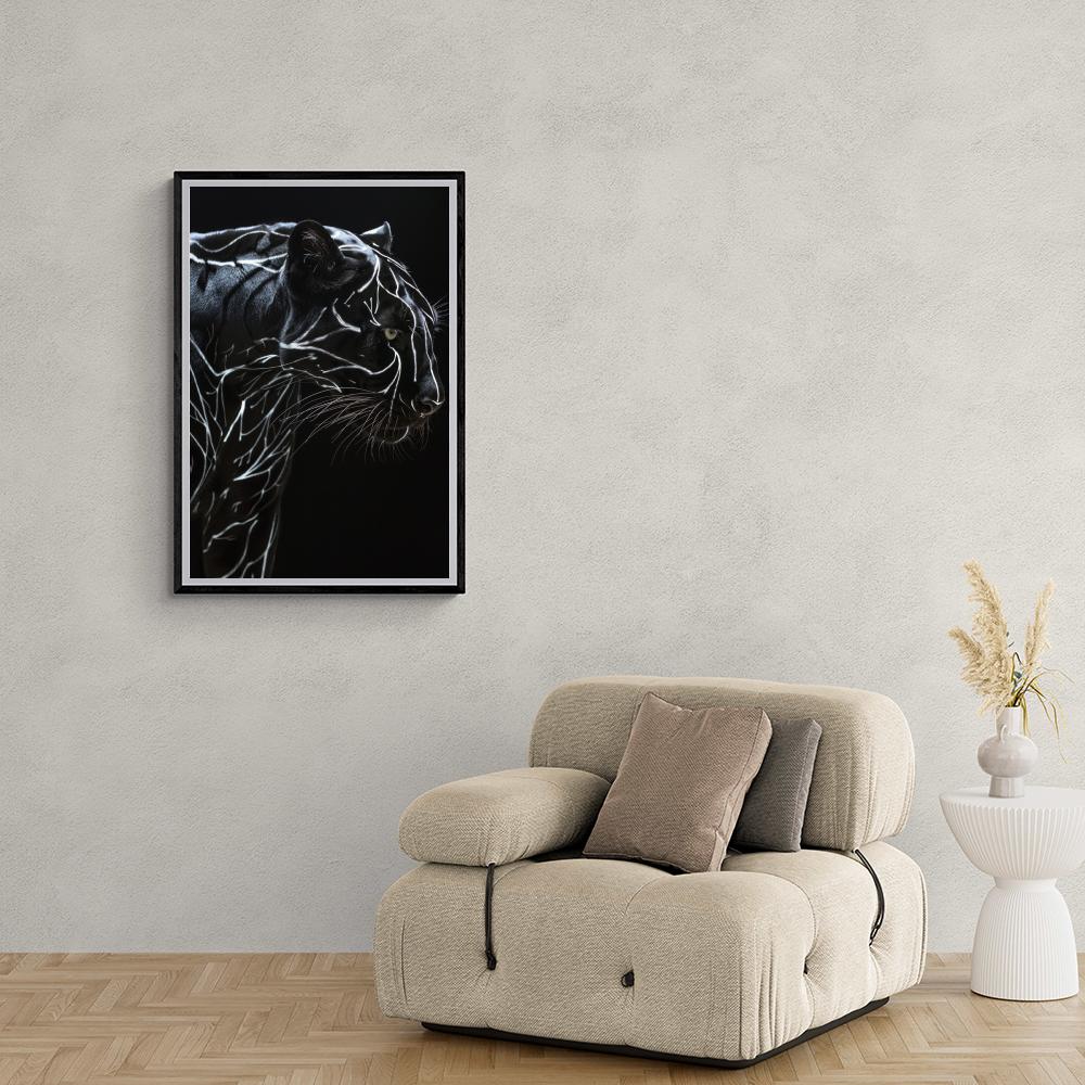 Panthère dans un intérieur