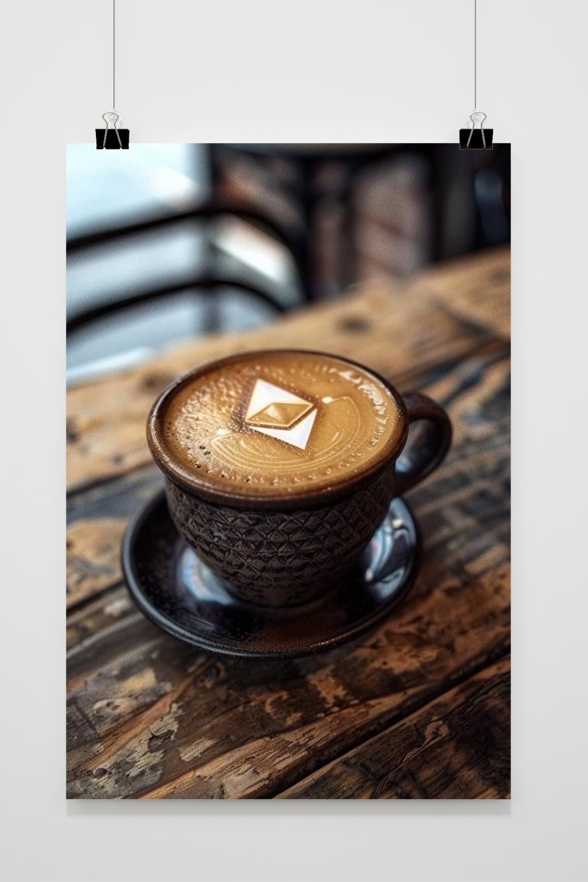 Affiche Ethereum Café de 25 Artstreet