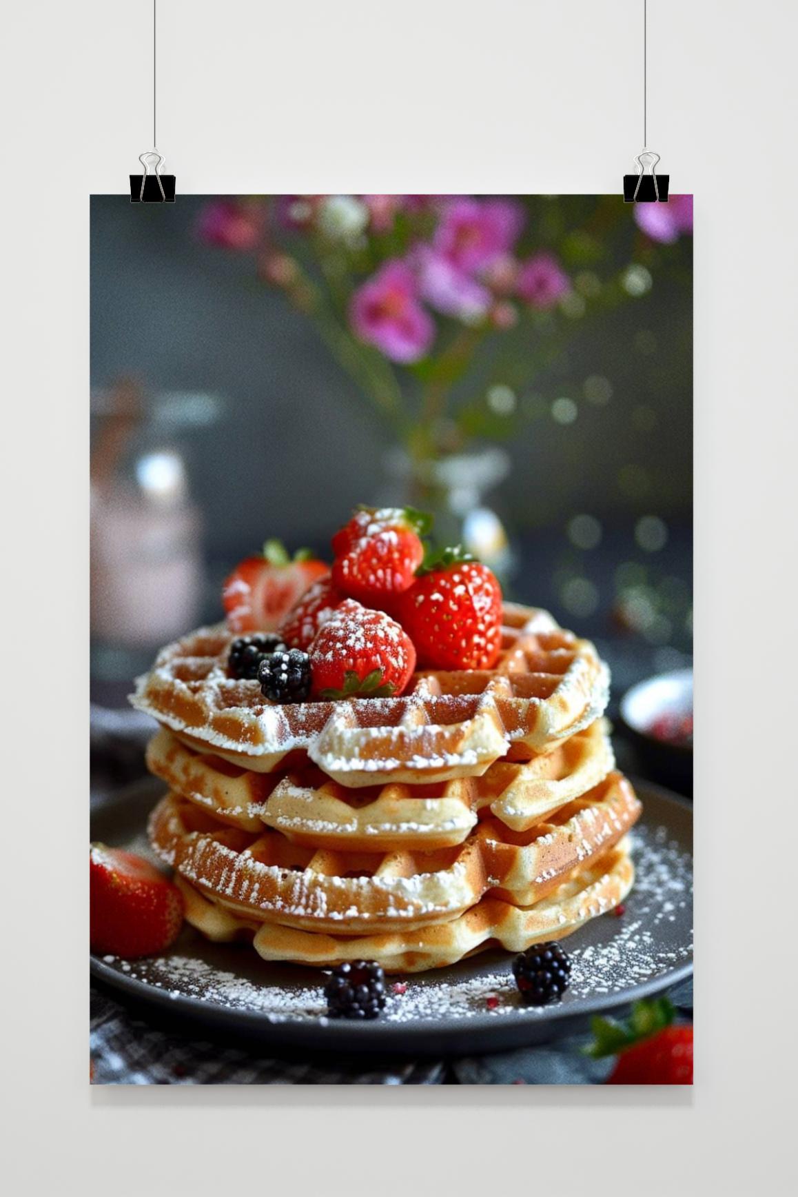 Affiche Crêpe aux Fraises de 25 Artstreet