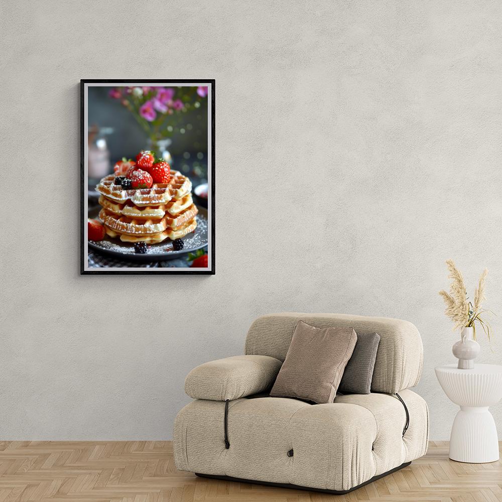 Crêpe aux Fraises dans un intérieur