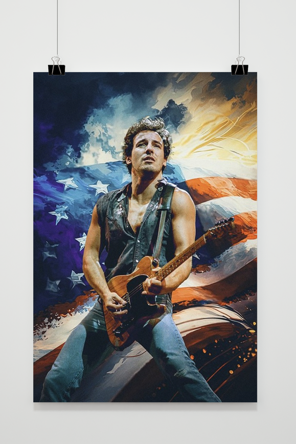 Póster Bruce Springsteen USA de 25 Artstreet