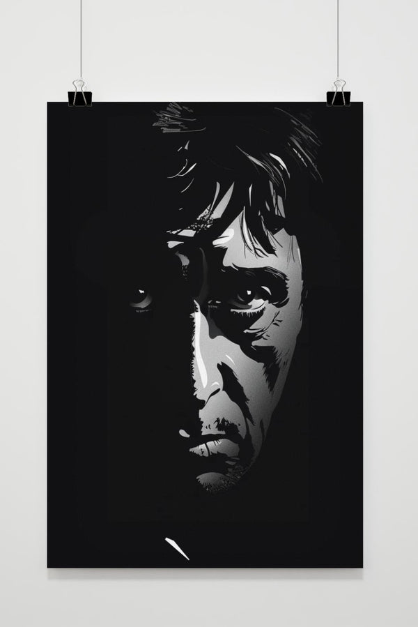 Póster Al Pacino en Blanco y Negro