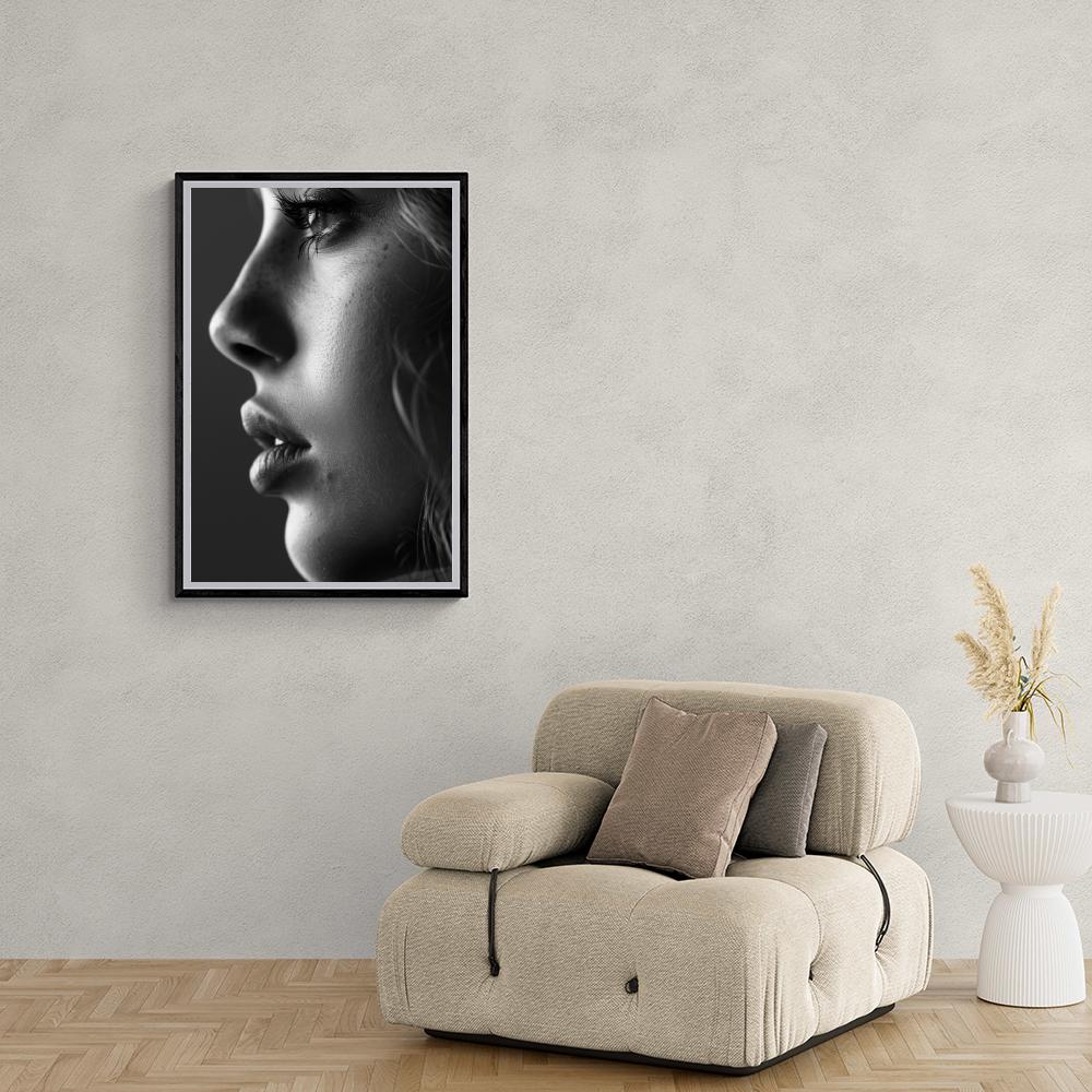 Portrait de Profil dans un intérieur