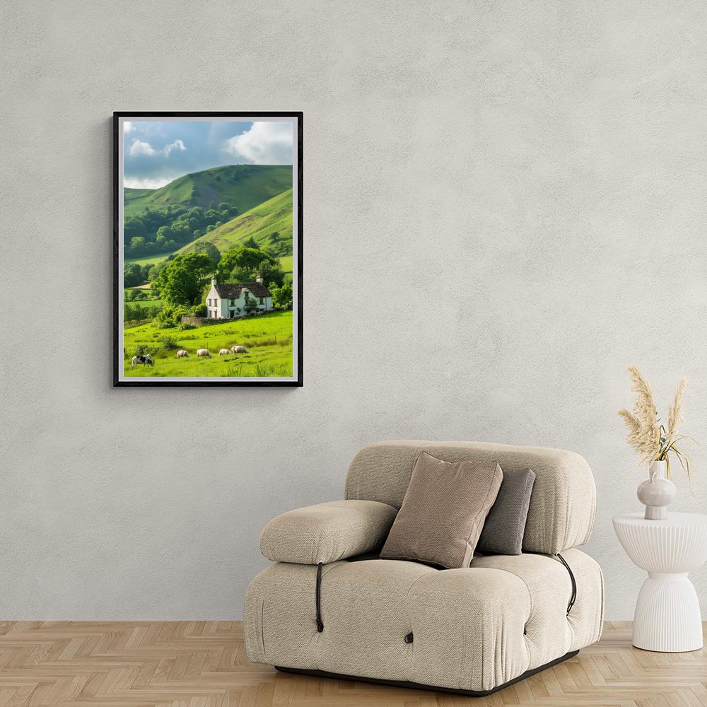 Paisaje Rural en un interior