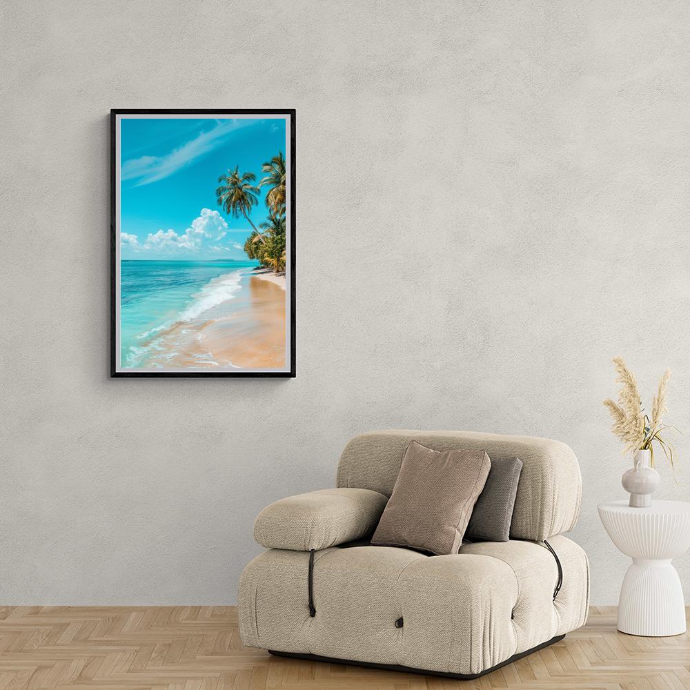 Plage Tropicale dans un intérieur