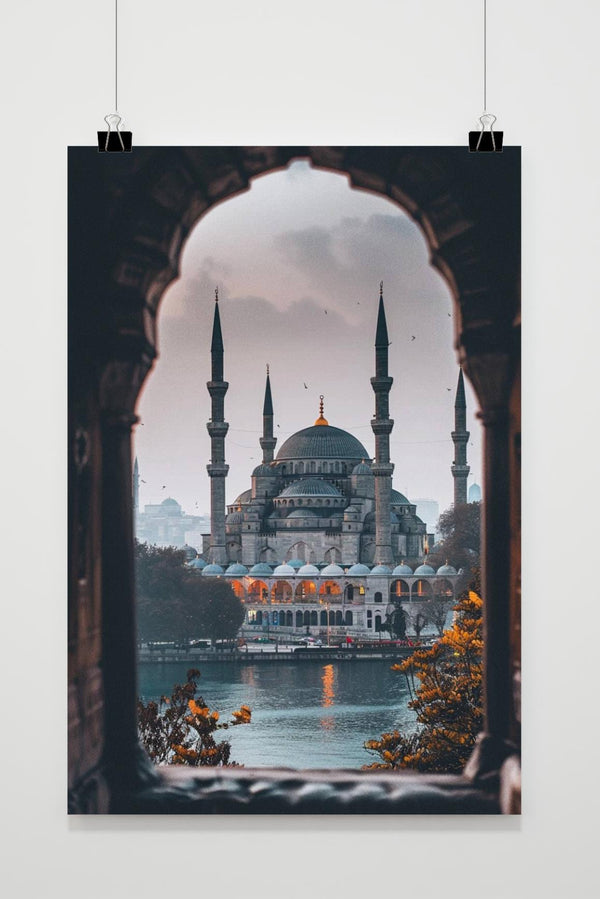 Póster Mezquita Azul